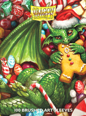 Dragon Shield - Christmas 2024 - Brushed-Art Sleeves - Standard-Size
